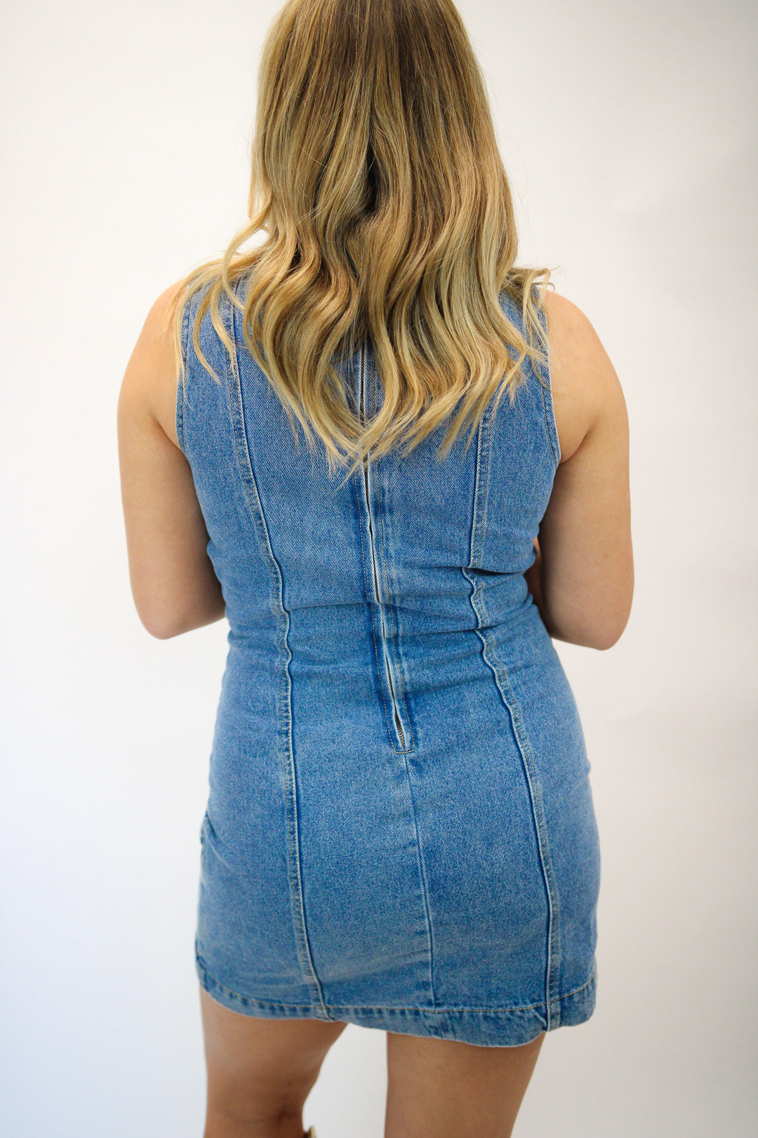 Averi Dress, Forever Blue