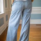 Breezy Denim Pull-On Jeans, Dusk