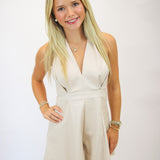 Double The Fun Romper, Ecru