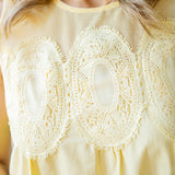 Daisy Whisper Top, Yellow