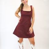 Ready For It Mini Dress, Maroon
