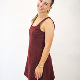 Ready For It Mini Dress, Maroon