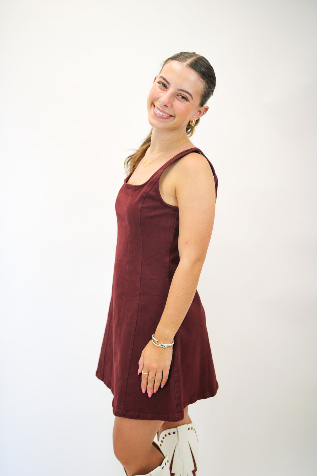 Ready For It Mini Dress, Maroon
