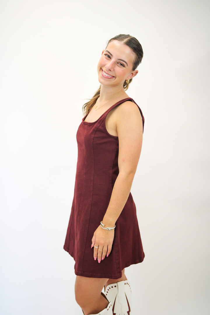 Ready For It Mini Dress, Maroon