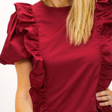 Rush The Field Dress, Maroon