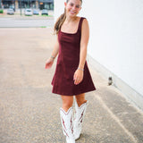 Ready For It Mini Dress, Maroon