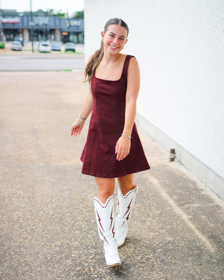 Ready For It Mini Dress, Maroon