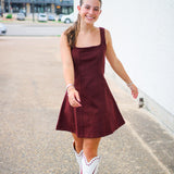 Ready For It Mini Dress, Maroon
