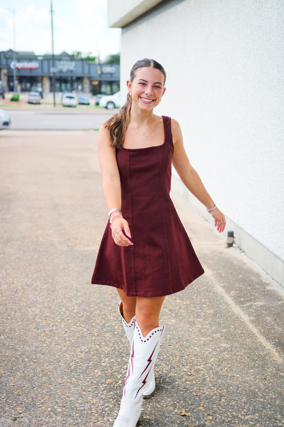 Ready For It Mini Dress, Maroon