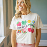 These Are The Days Crop Tee, Off-White