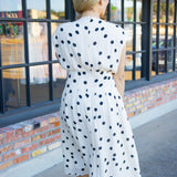 Dottie Darling Dress, Black/Cream