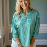 Secret Garden Top, Basil