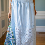 In The Moment Skirt, Light Blue