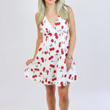 Cherry On Top Dress, White