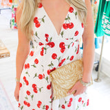 Cherry On Top Dress, White