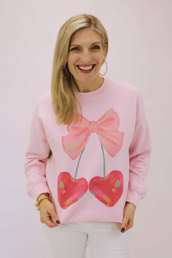Love Me Sweatshirt, Pink