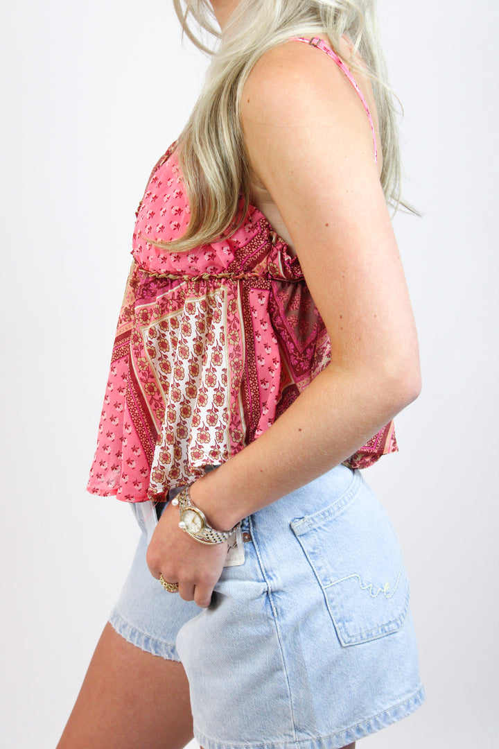 Alix Printed Tank, Confetti Combo