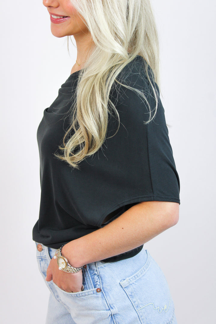 Blake Knit Top, Black
