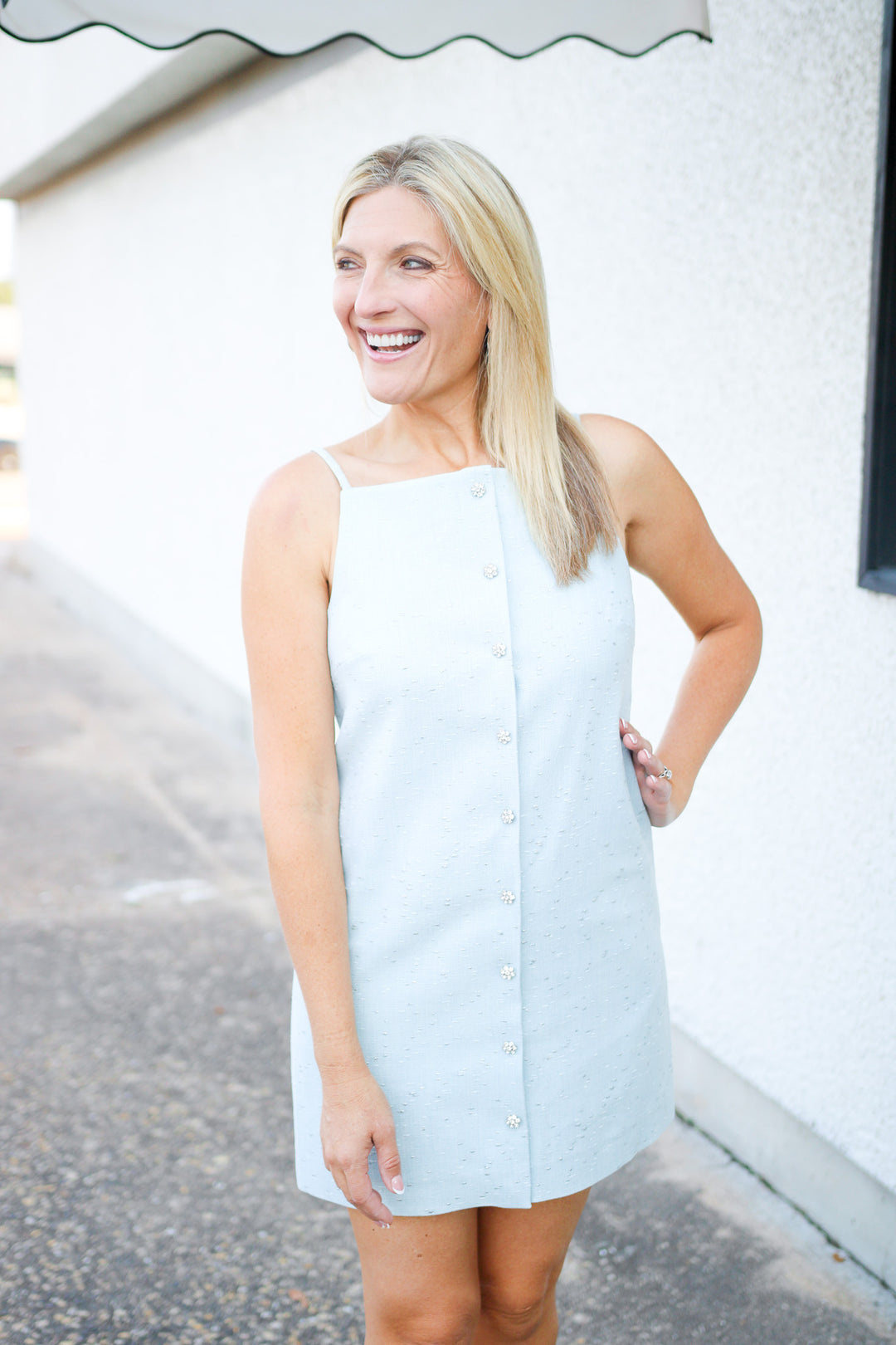 Haley Dress, Blue