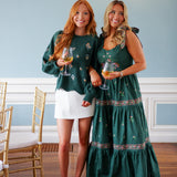 Garden Grace Maxi Dress, Hunter Green