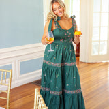 Garden Grace Maxi Dress, Hunter Green