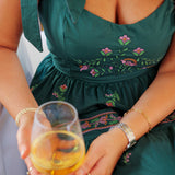 Garden Grace Maxi Dress, Hunter Green