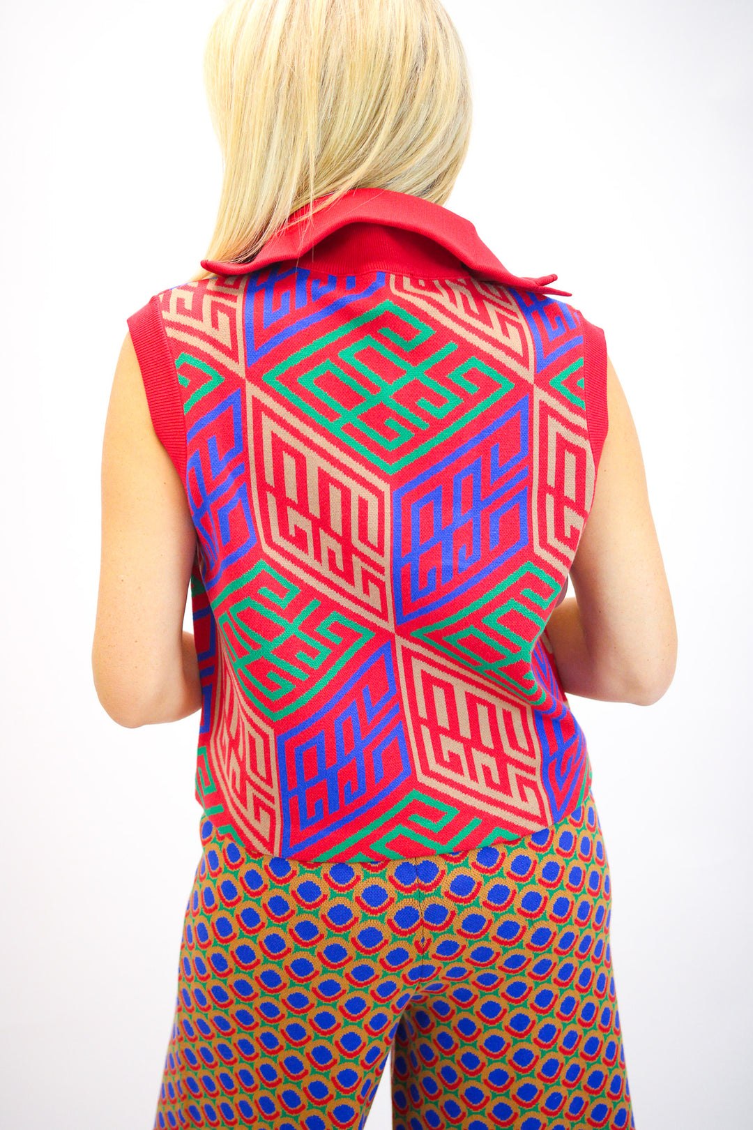 Poppy Pullover Vest, Vintage Monogram
