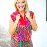 Poppy Pullover Vest, Vintage Monogram