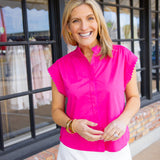 Pretty In Pink Top, Hot Pink