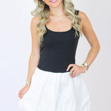 Linnea Dress, Black/White