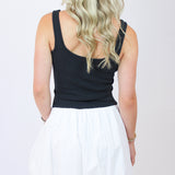 Linnea Dress, Black/White