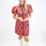 Britt Dress, Vintage Monogram