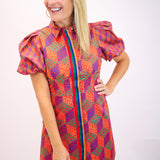 Britt Dress, Vintage Monogram