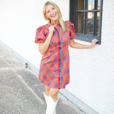 Britt Dress, Vintage Monogram