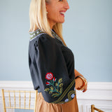 Passport Blouse, Black