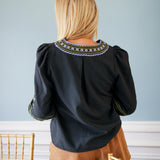 Passport Blouse, Black