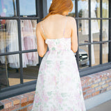 Janna Dress, Pink Ivory Floral
