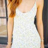 Faya Idra Ditsy Maxi Dress, Cloud