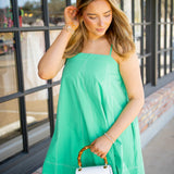 Bright Future Mini Dress, Emerald
