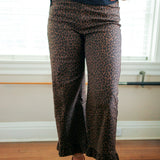 Frill Fever Pants, Brown