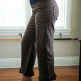 Frill Fever Pants, Brown