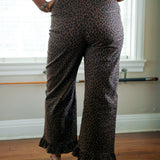 Frill Fever Pants, Brown