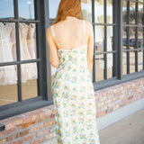 Floral Gambit Midi Dress, Cream Multi