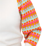 Make A Statement Colorful Sleeve Sweater