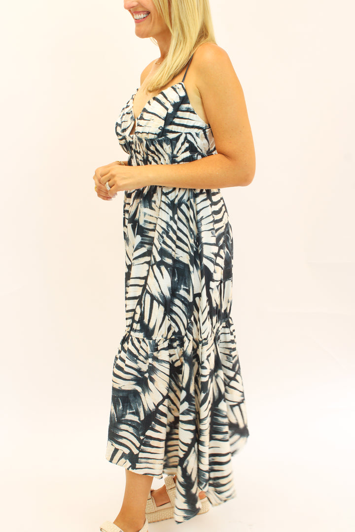 Jackie Dress, Black/White