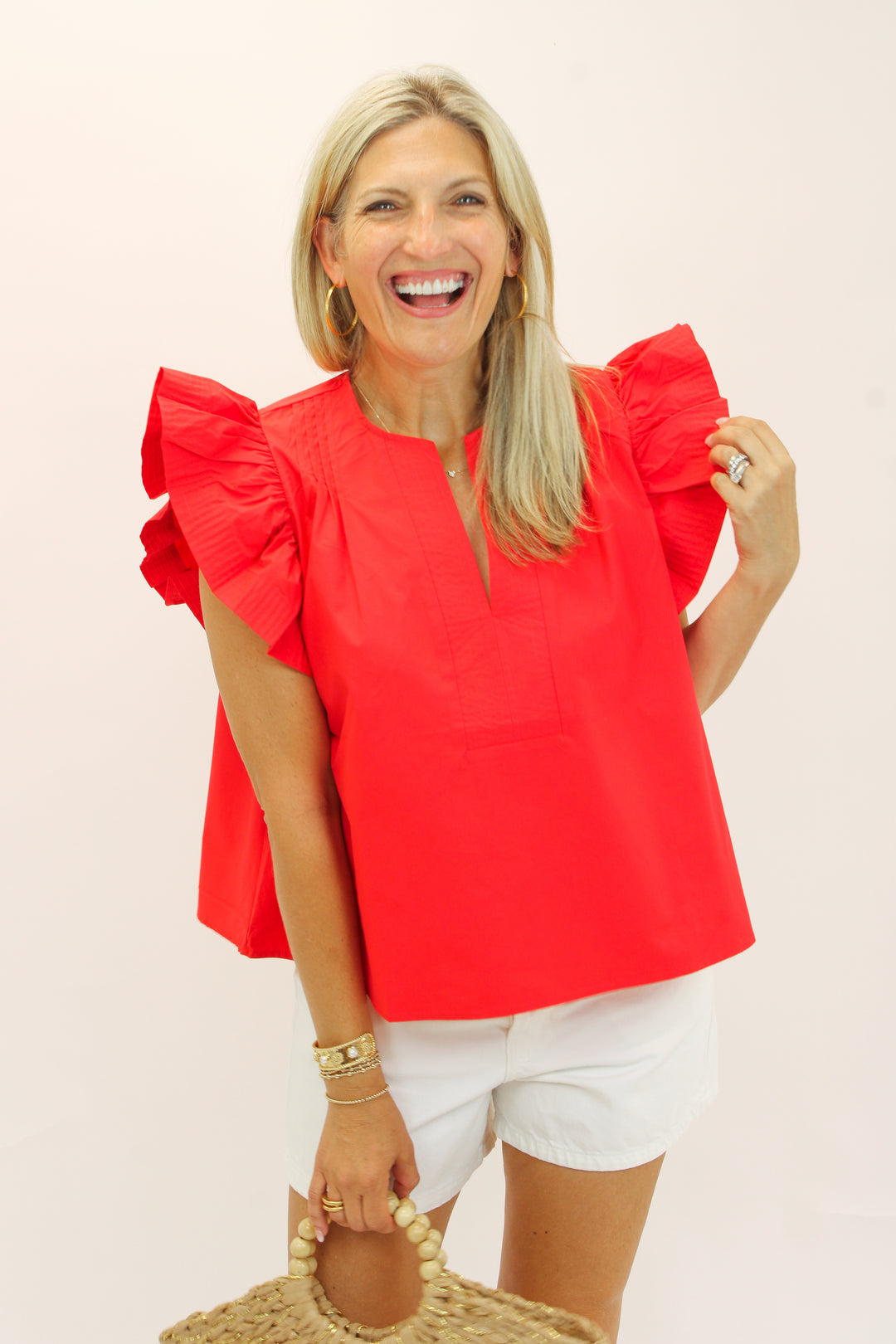Good Days Only Top, Red