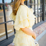 Buttercup Breeze Mini Dress, Butter
