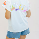 White Multi Hanging Bikini Tee