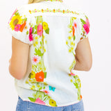 Emily Top, Wildflower Ivory