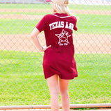 Texas A&M Baseball Jersey Tee Dress, Maroon